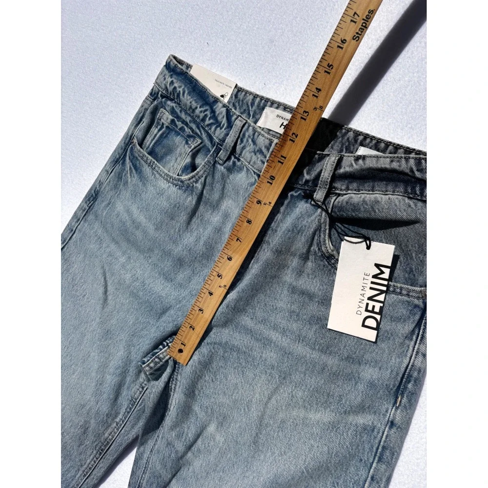 Dynamite Denim Heidi High Rise Wide Leg Jeans Silverthorne Blue Size 10 30R NWT